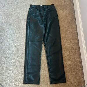 Aritzia Wilfred Leather Pants